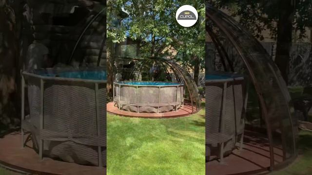 Купол D 5м для каркасного бассейна