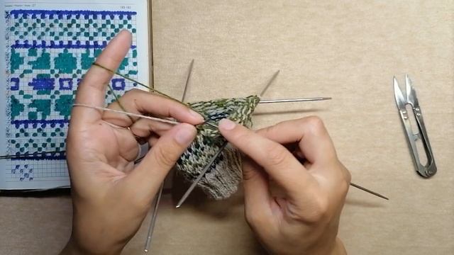 ЖАККАРДОВЫЕ НОСКИ . ПОШАГОВЫЙ МАСТЕР-КЛАСС