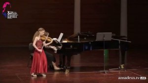 Pablo de Sarasate  “Gipsy tunes" (fragment) Stephanie  Pospekhina ~12 y.o.~