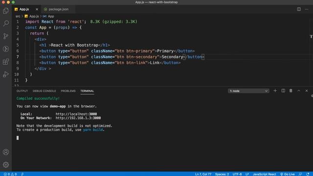 How to use bootstrap in React js? | React UI series -  #1