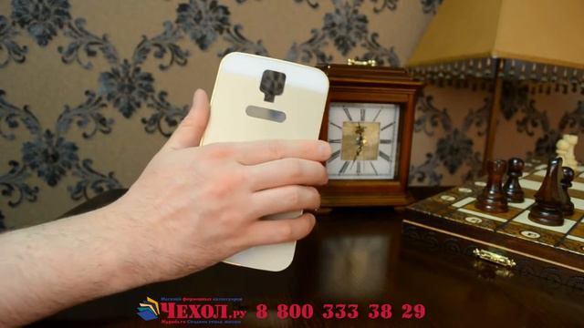 металлическая панель-крышка-накладка из алюминия Samsung Galaxy Mega 6.3 GT-i9200 золотая смотреть онлайн
