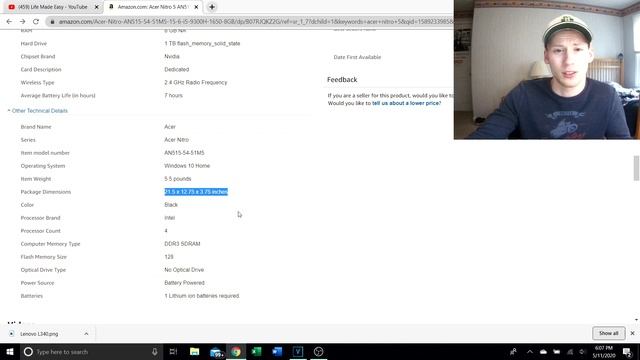 ACER NITRO 5 OVERVIEW - IS THIS THE ONE?? смотреть онлайн
