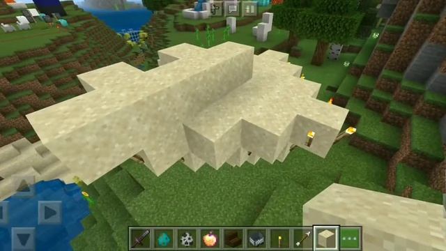 Как сделать в Minecraft  ловушка из песка c факелами