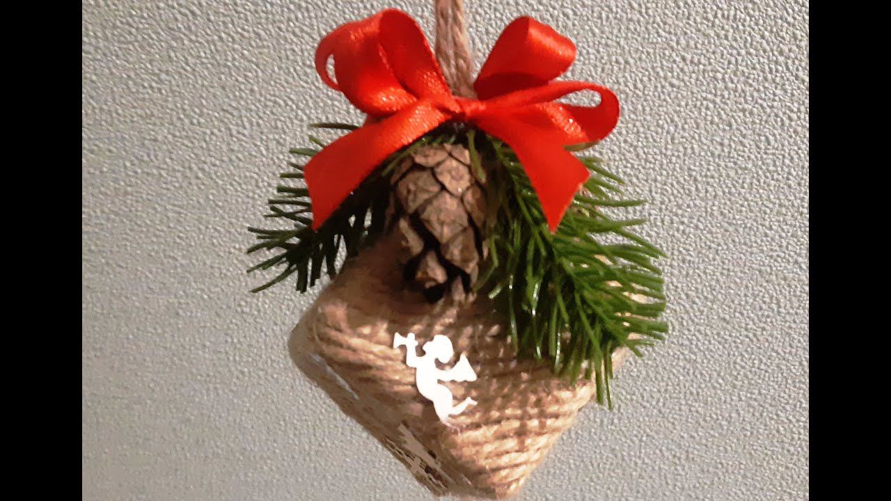 Оригинальная игрушка на ёлку. DIY смотреть онлайн