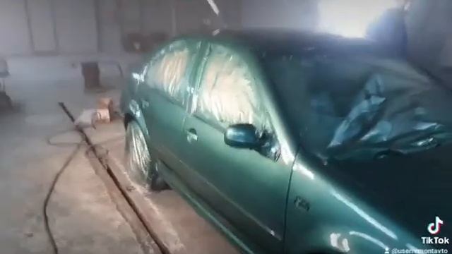 Покраска автомобиля полиуретановой краской и лаком