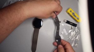 Распаковка титанового браслета для часов Huawei GT 3 Pro Titanium с Aliexpress