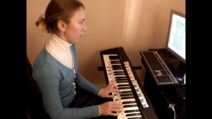 Первый  урок фортепиано по программе "Soft Mozart"