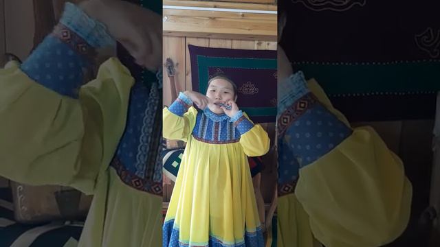 Наина Иванова 10 лет. Чурапчинский улус. с Чурапча.