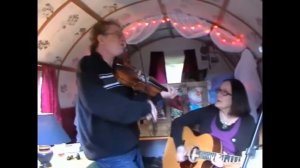 Adie Maher and Bill Henrie with "Cotton-Eyed Joe" for Gypsy Wagon TV