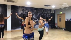 A CAPPELLA Finger Cymbals Belly Dance Practice - Fleur Estelle Dance Company