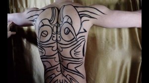 Боди-арт #1 "Красный Дракон" / Body art #1 "Red Dragon"