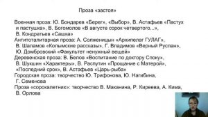 История русской литературы второй половины ХХ века. Шаройко М.В.