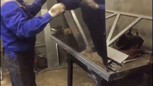 Ручной фальцегибочный станок для работы с нержавейкой