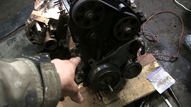 1.9 turbo diesel AFN метки ремня ГРМ и проблема с натяжным роликом часть 4 смотреть онлайн