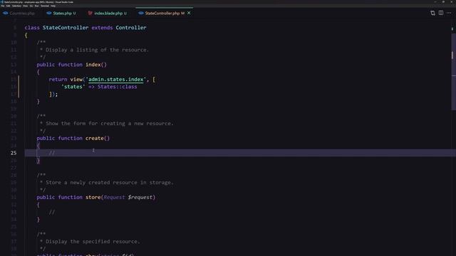 12 Create and Display States | Laravel Splade Tutorial Employees Management Project смотреть онлайн