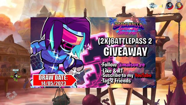 GRAN SORTEO DE 2 PASES DE BATALLA SEASON 2 | Brawlhalla (Español) смотреть онлайн
