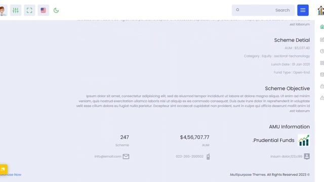 InvestX Admin  - Best Bootstrap Ui Framework With Admin panel Dashboard