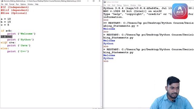 What is IF and ELSE IF in Python Explain in Hindi | Conditional statements in Python