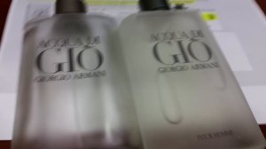 REAL VS FAKE ACQUA DI GIO GIORGIO ARMANI MEN EAU DE TOILETTE  SPRAY BY GIORGIO ARAMNI