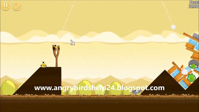 [5-15] Angry Birds - Mighty Hoax - 3 birds - 3 stars смотреть онлайн