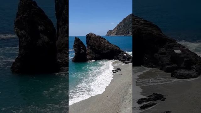 Море море Monterosso al mare Cinque Terre Italy's Riviera Walking tour Liguria Italia Шикарное
