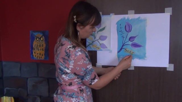 УРОК РИСОВАНИЯ ДЛЯ ДЕТЕЙ. ТЕМА: 8 МАРТА смотреть онлайн