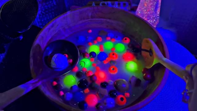 Wood & Bead Soup ASMR Loop-able w/ fizzing bubbly bath bomb Relaxing Instant Tingles #asmrsounds ? смотреть онлайн