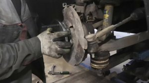 Установка новой ступицы.