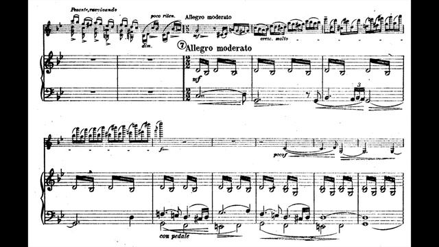 Sibelius - Violin Concerto, 1st Mov (piano accompaniment) смотреть онлайн