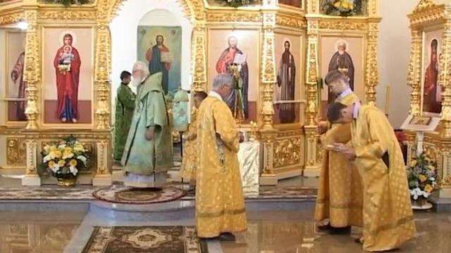 освящение храма преподобного Сергия смотреть онлайн