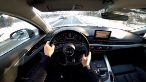 Audi A4 B9 3.0 TDI 272HP Tiptronic (2015) POV Test Drive & Acceleration 0-100 |4K #100