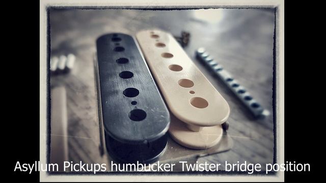 Asyllum Pickups humbucker Twister set bridge position Led Zeppelin style смотреть онлайн