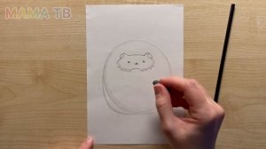 ЕЖИК рисуем с детьми / Hedgehog Easy Drawing