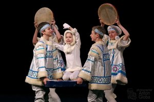 "Оленята", ансамбль "После уроков". "Fawns", ensemble "After the lessons".