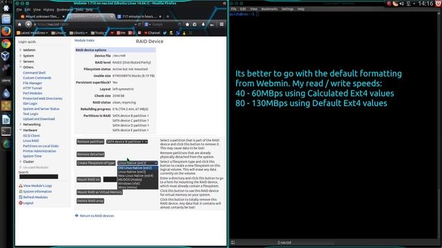 How to Create an Mdadm Raid using Webmin in Ubuntu Server смотреть онлайн