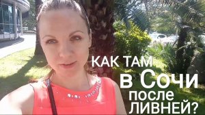 СОЧИ ПОСЛЕ ЛИВНЕЙ/ЦЕНЫ НА ЦЕНТРАЛЬНОМ РЫНКЕ.