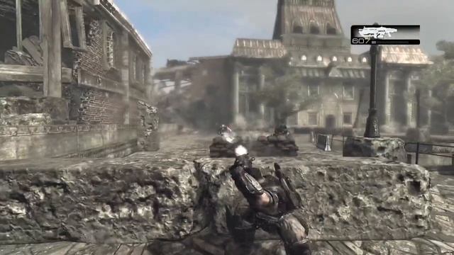 THE LOCUST AMBUSHED US ON OUR WAY TO MARCUS FENIX HOUSE | Gears Of War Campaign - part 7 смотреть онлайн