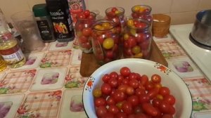 Готовлю маринованные томаты по своему любимому рецепту.Ценный совет во время стерилизации банок.