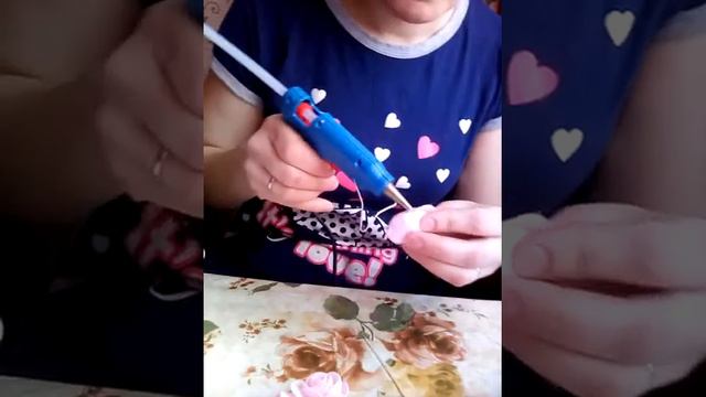 ЧАСТЬ #1,КАК Я ОБКЛЕИВАЮ МИШКУ ИЗ РОЗ-3,5см