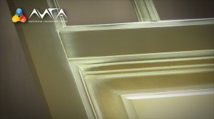 82. Отделка дверей. Модель Лондон. Переход цвета и две патины