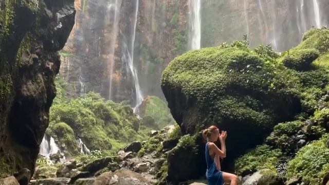 Tumpak (Coban) Sewu Waterfall - Самый красивый водопад Индонезии
