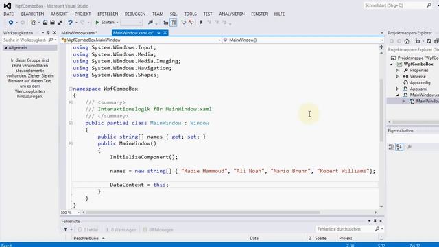 WPF: ComboBox смотреть онлайн