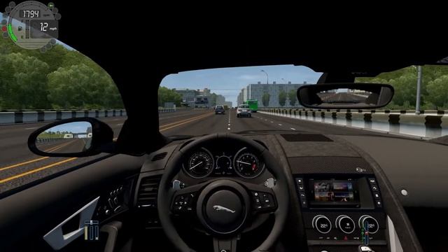 City Car Driving - Jaguar F Type | Fast Driving смотреть онлайн