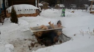 Решили провести тест: демо версия банного чана - ванна на углях.