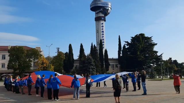 4 ноября 2023г. в День народного единства на центральной  площади города Туапсе состоялся большая пр