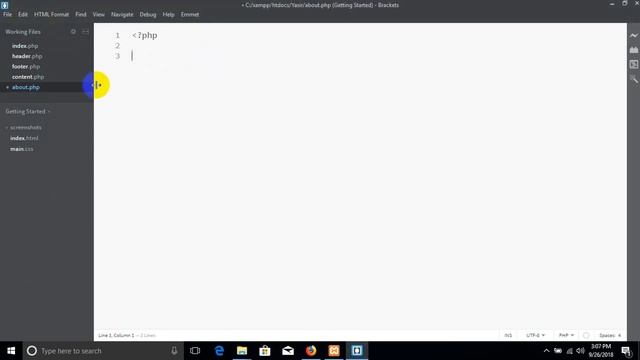 php 1 ( xampp install, htdocs, hello world, basic arithmetic operations, blades, database create)