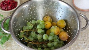 Компот из зеленого винограда