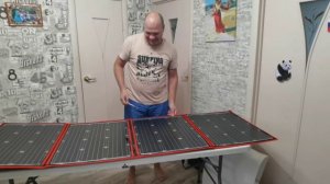 Домашняя распаковка солнечной панели Dokio FFSP-220M