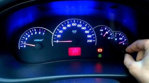 RGB пересвет приборной панели приора VDO