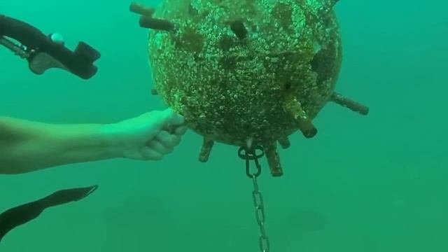 Мины на дне черного моря